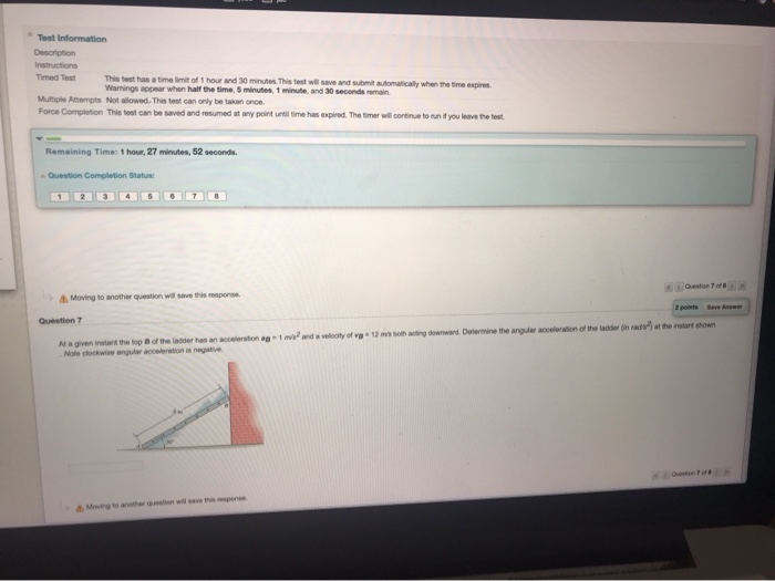 Solved Timed Test This test has a time limit of 1 hour and | Chegg.com