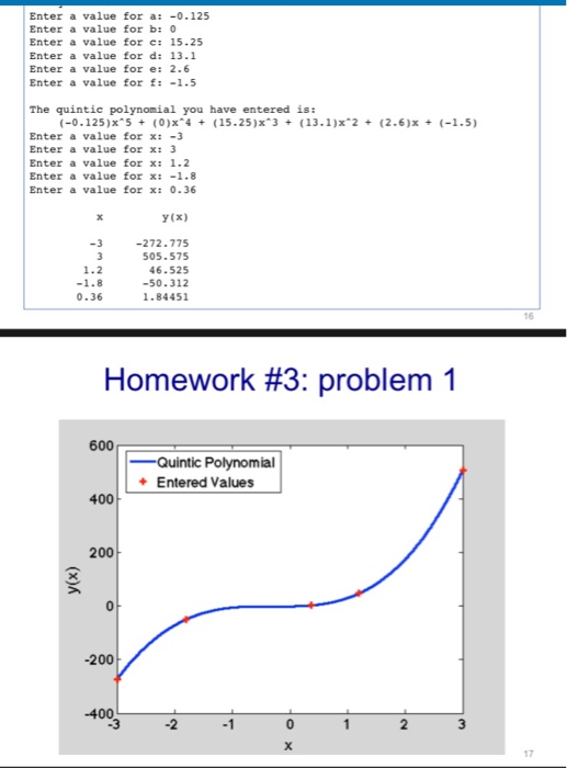 matlab homework examples