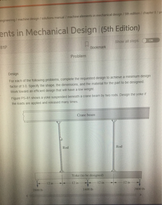 Machine Elements In Mechanical Design Solutions