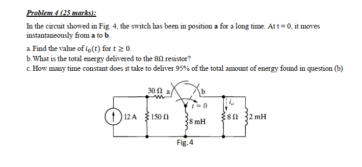 solved-the-switch-in-the-circuit-has-been-closed-for-a-long-chegg