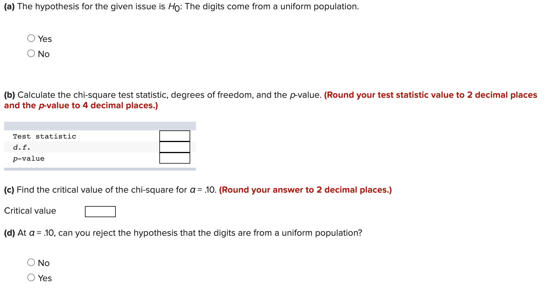 Solved in a four digit lottery each of the four digits is chegg