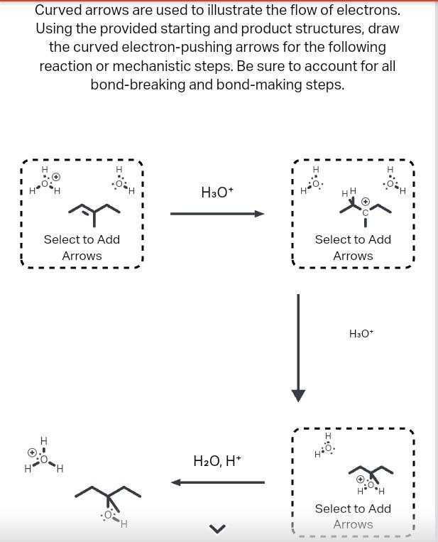 Solved Curved arrows are used to illustrate the flow of | Chegg.com