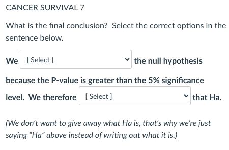 Final 5: Survival