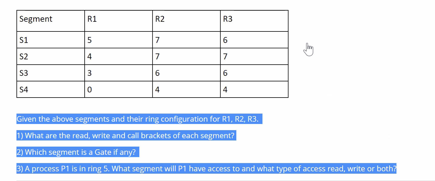 Solved Segment R1 R2 R3 S1 7 6 Thing S2 4 7 7 S3 3 6 6 S4 0 | Chegg.com
