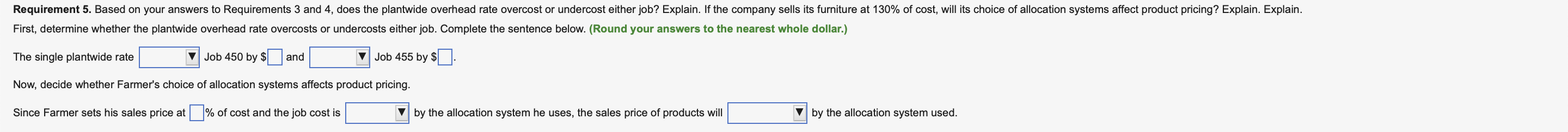 Famer Furnishings manufactures upsole custom | Chegg.com