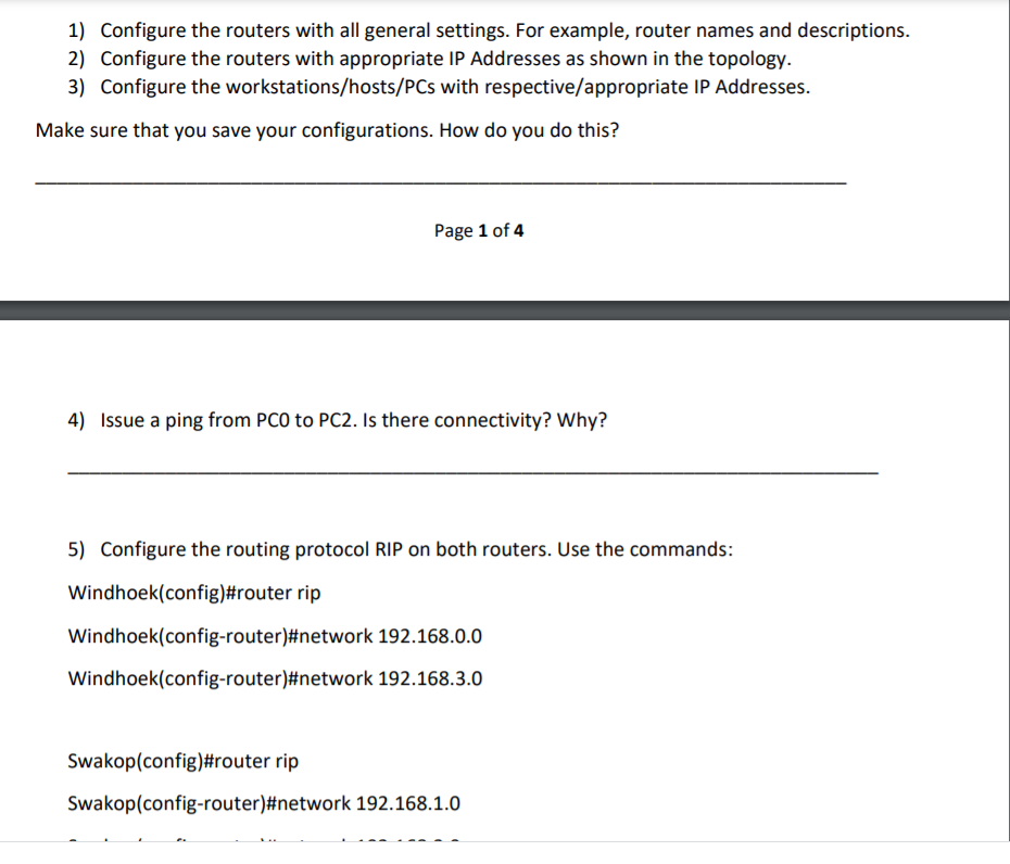 Solved Objective Routing Information Protocol (RIP) is a | Chegg.com