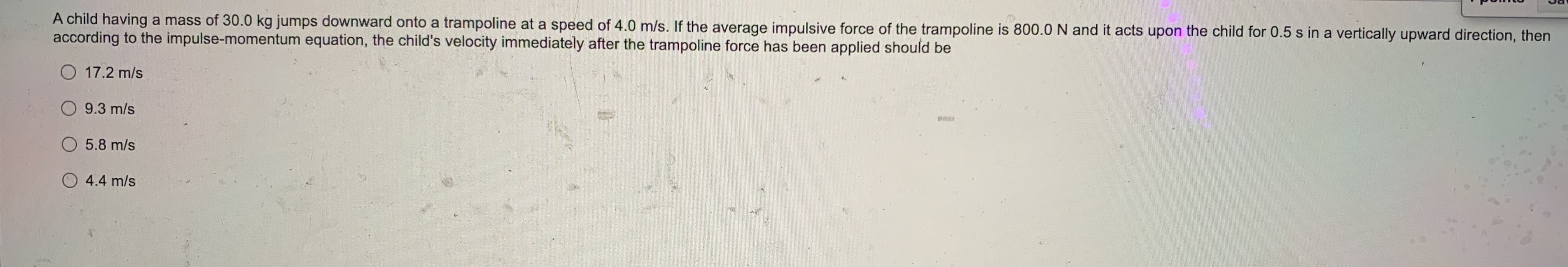 Solved according to the impulse-momentum equation, the | Chegg.com