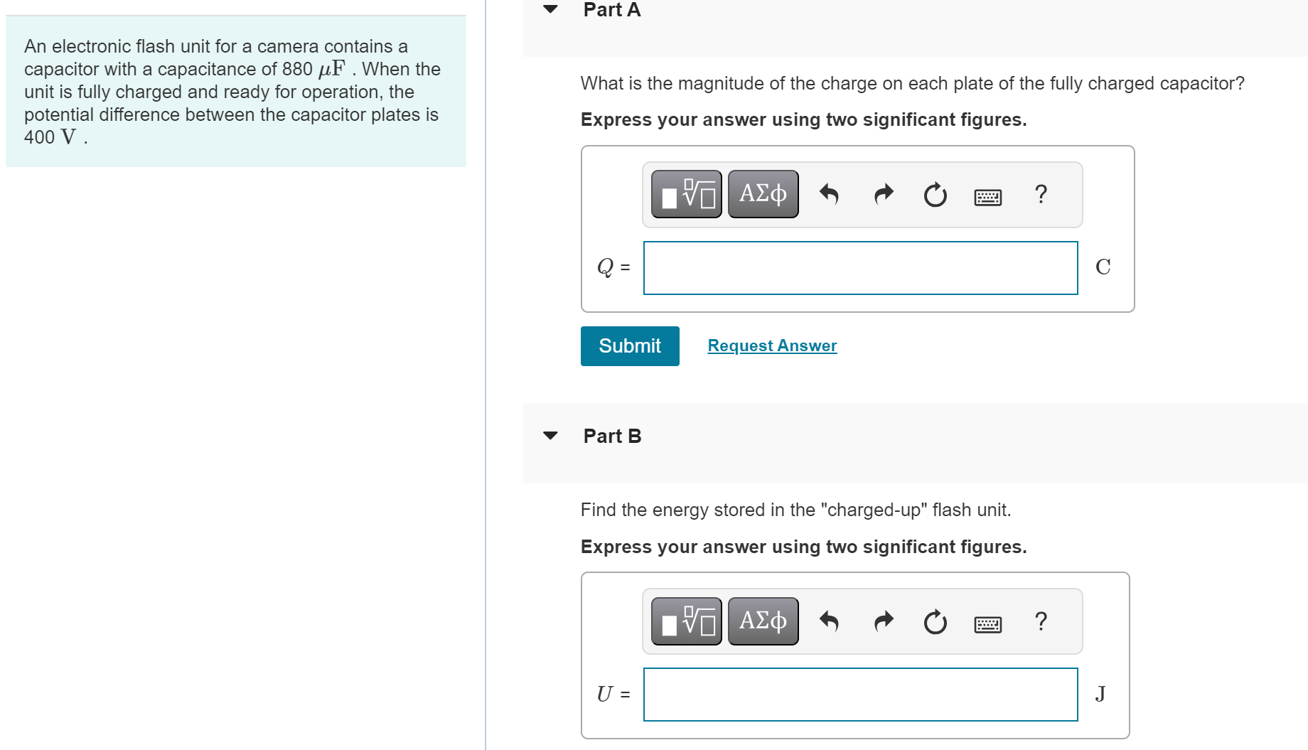 FIND CAPACITANCE FOR CAMERA FLASH UNIT PHYSICS FORUMS visual data 2