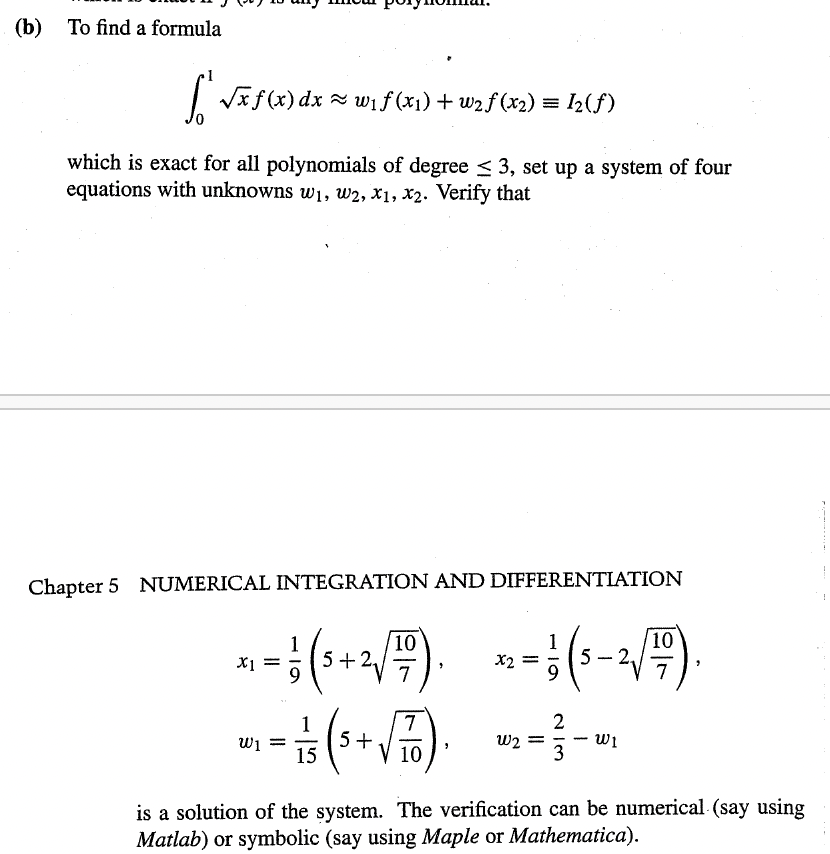 Solved 11. Consider Approximating Integrals Of The Form | Chegg.com