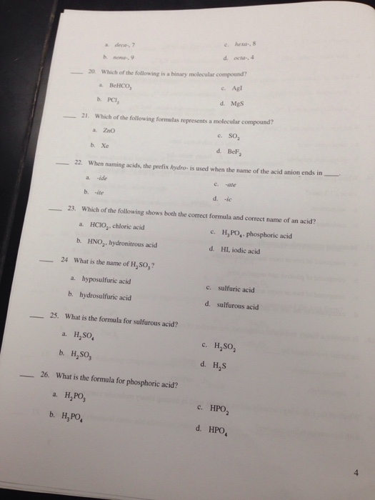 Solved c hesa s d octa4 20 Which of the following is a Chegg