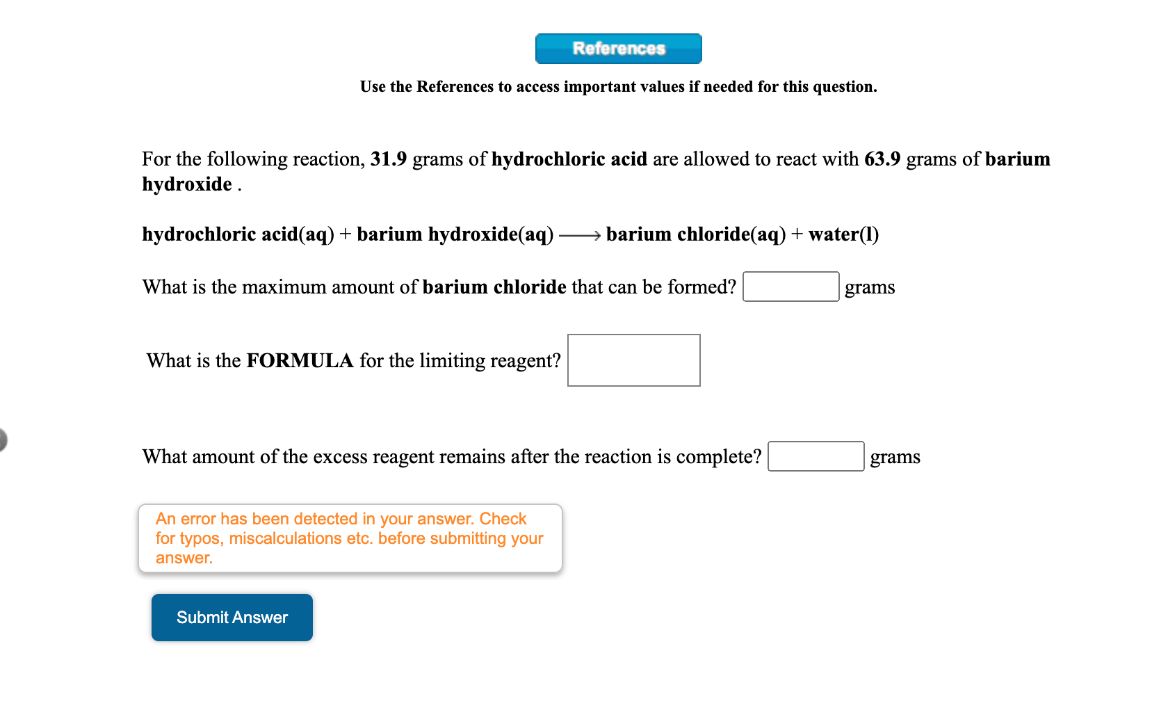 Solved I've been working on these types of problems for a | Chegg.com