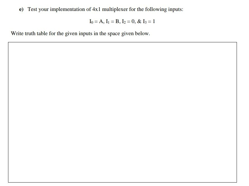 Solved Figure 7: Multiplexer (2" x 1) Lab Task#3: Design and | Chegg.com