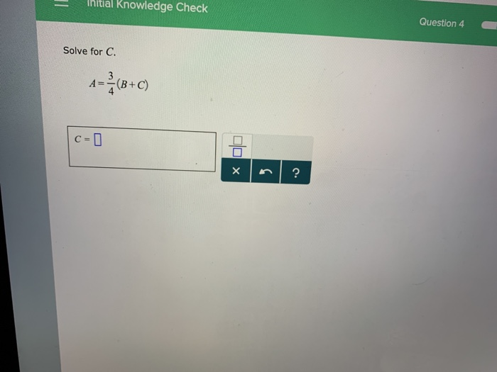 Solved Initial Knowledge Check Question 3 Predict The 4290