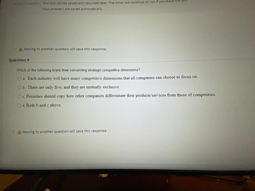 Solved completion This test can be saved and resumed later.