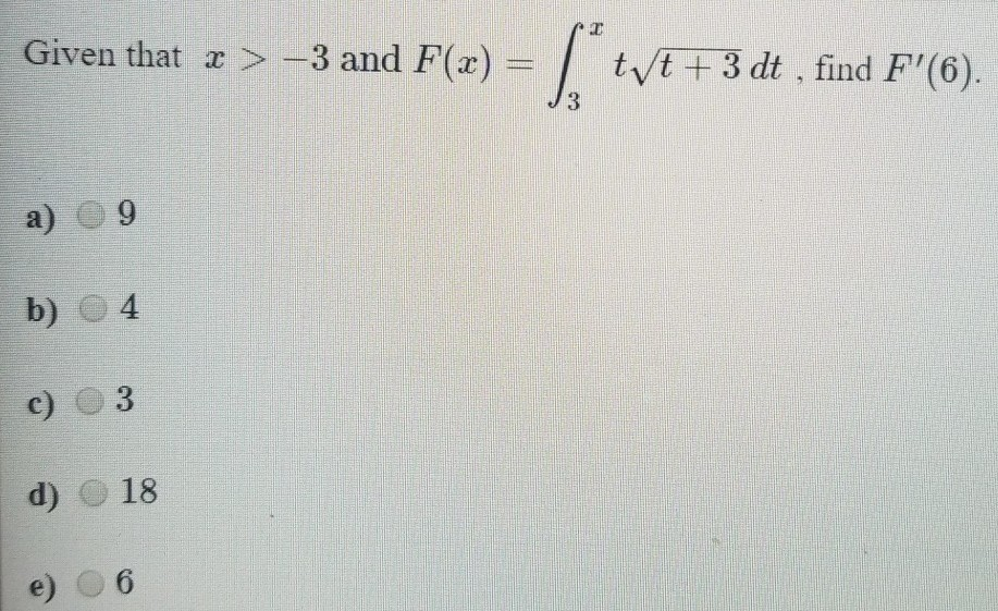 Solved Given That R 3 And F X Tyt 3 Dt Find F X Chegg Com