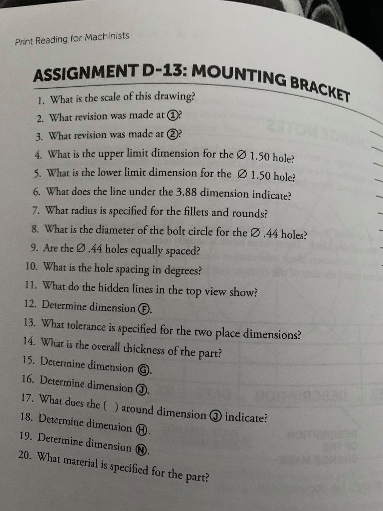 Solved 132 Unit 18 | Hole Patterns and Revision Blocks 4 x | Chegg.com