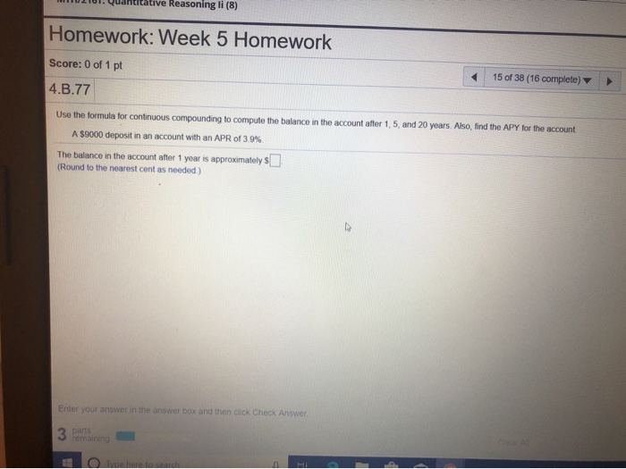 Solved Homework: Week 5 Homework Score: 0 of 1 pt 4.B.71 | Chegg.com
