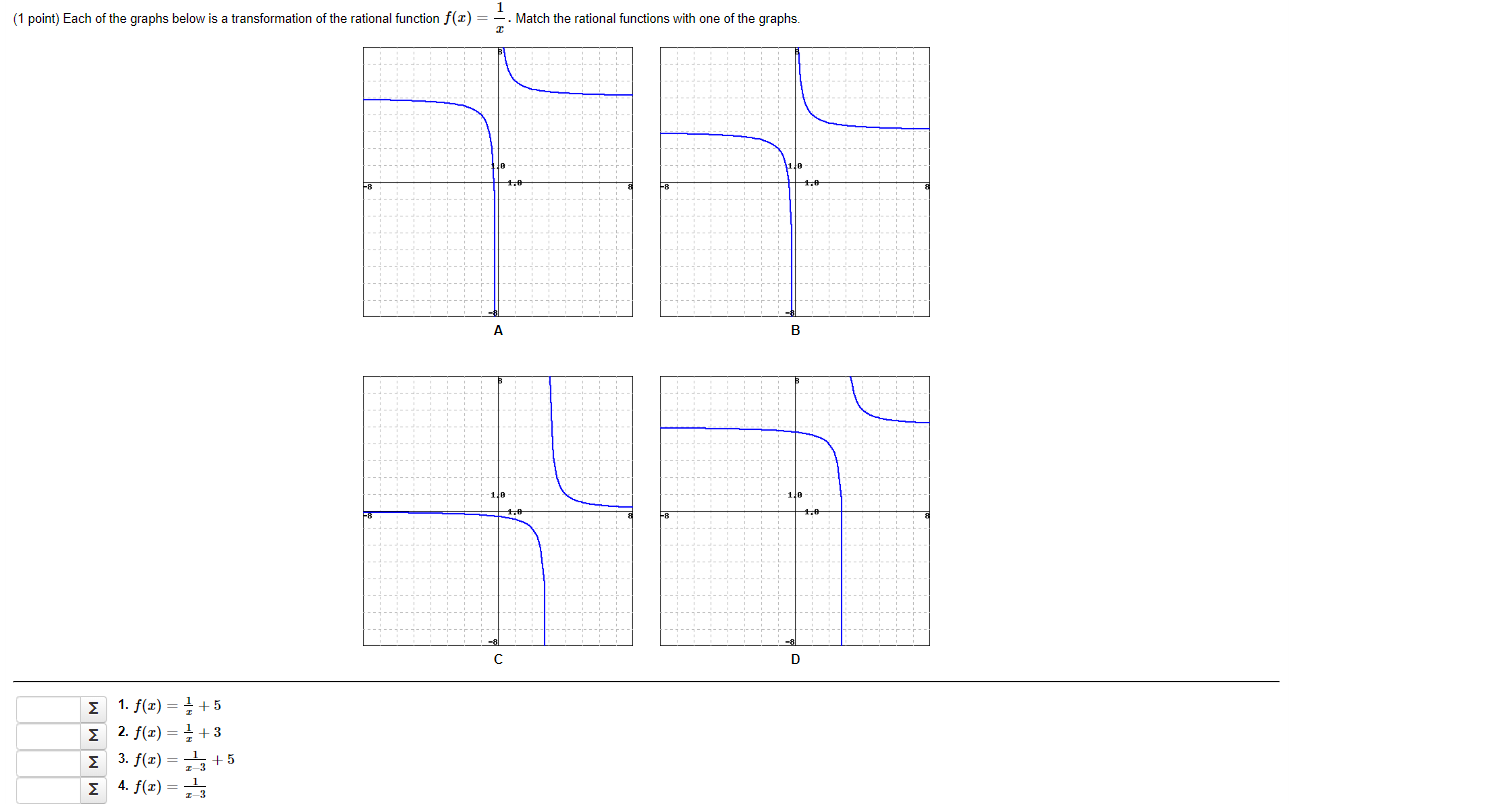 Solved (1 point) The graph below is a vertical and/or | Chegg.com