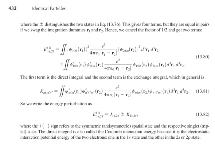 Solved 1. (4 pts) Calculate the direct integral correction | Chegg.com