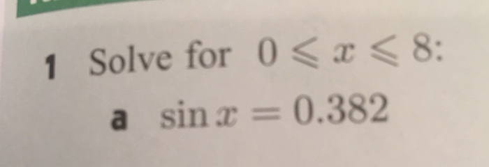 Solved 1 Solve for 0 | Chegg.com