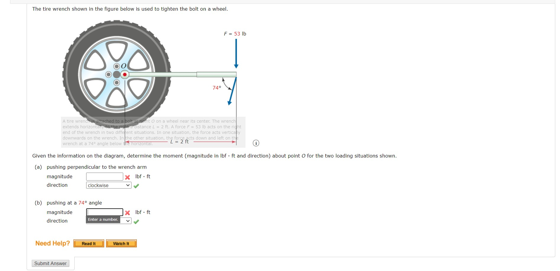 Solved The Tire Wrench Shown In The Figure Below Is Used To, 51% OFF