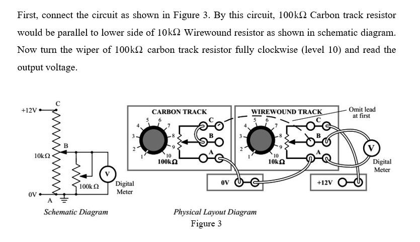 Solved First, connect the circuit as shown in Figure 3 . By | Chegg.com