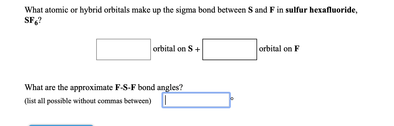 Solved What atomic or hybrid orbitals make up the sigma bond | Chegg.com