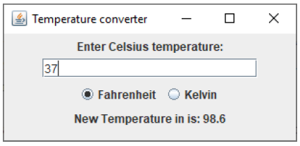 java temperature conversion program