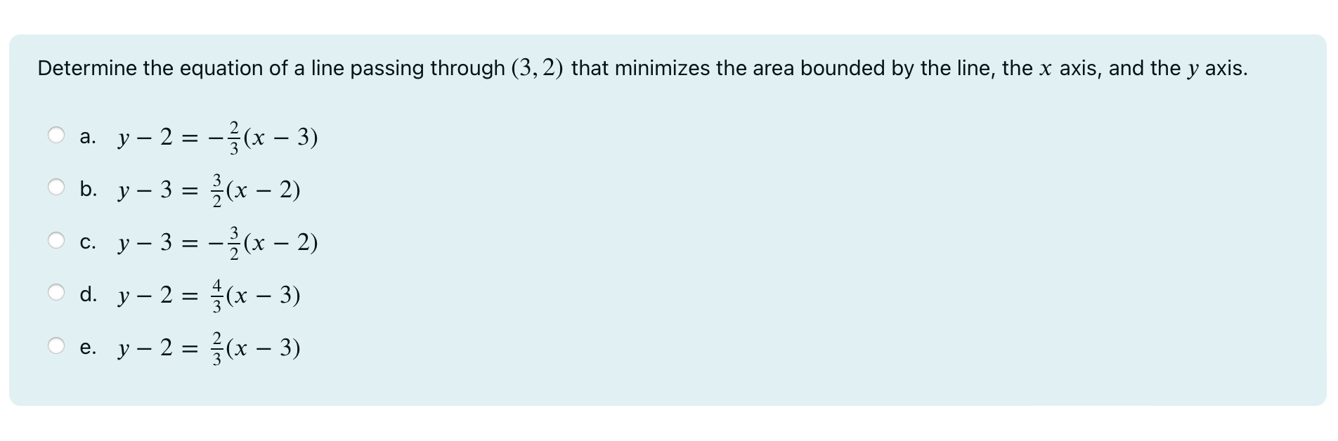 Solved Determine the equation of a line passing through | Chegg.com