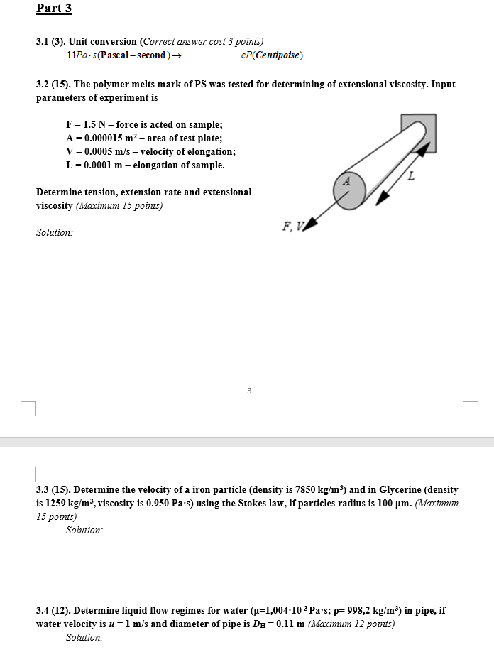 Viscosity unit outlet conversion