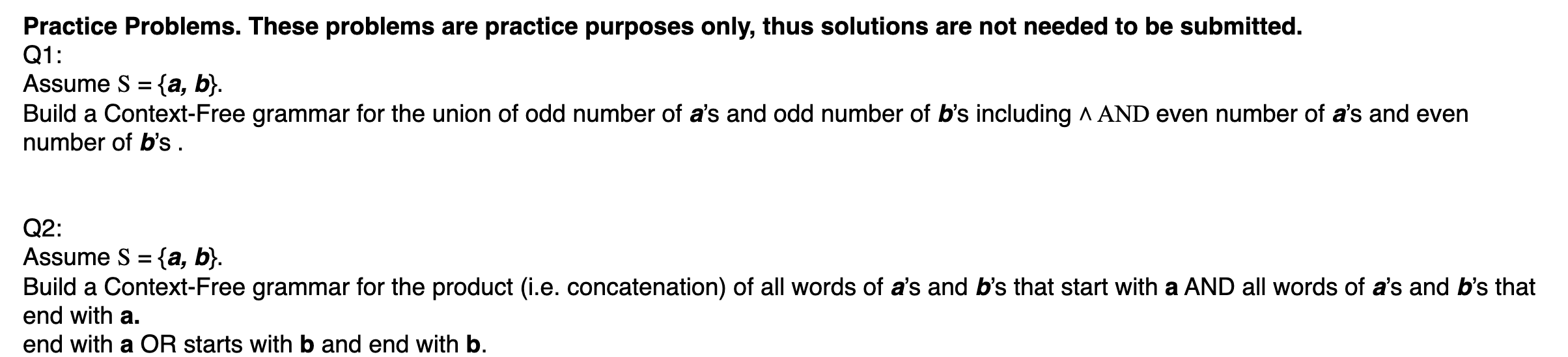 Solved Practice Problems. These Problems Are Practice | Chegg.com