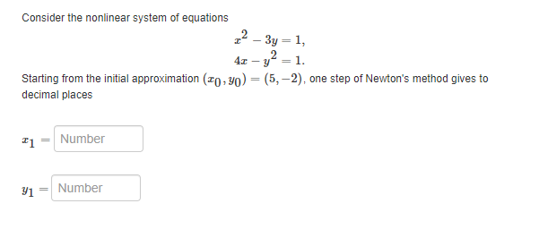 Solved Consider the nonlinear system of | Chegg.com
