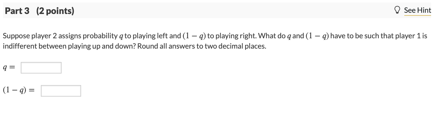 Solved 08 Question (5 points) Player 1 and player 2 are | Chegg.com