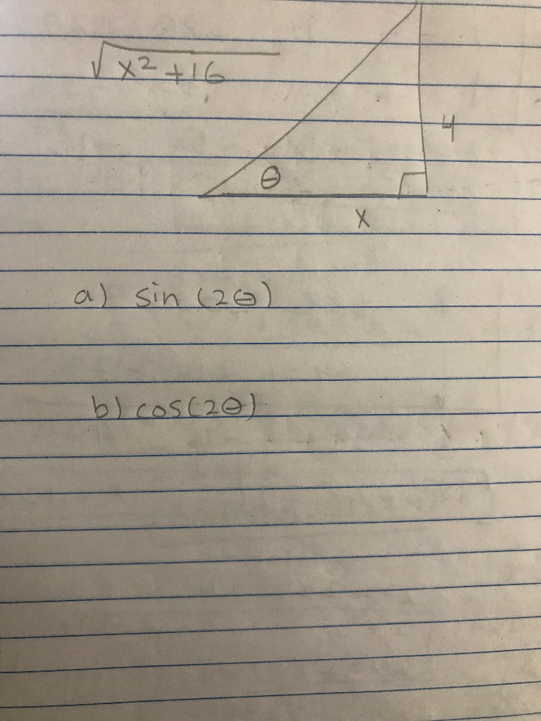 Solved give the reference triangle below find the following | Chegg.com