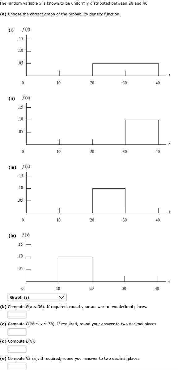 Solved The Random Variable X Is Known To Be Uniformly | Chegg.com