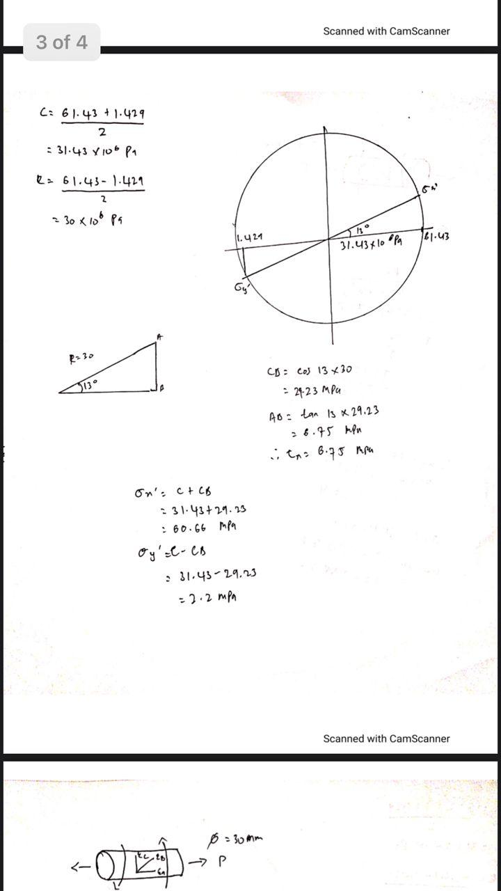 Solved QUESTION 2 A strain gauge rosette is bonded to the | Chegg.com