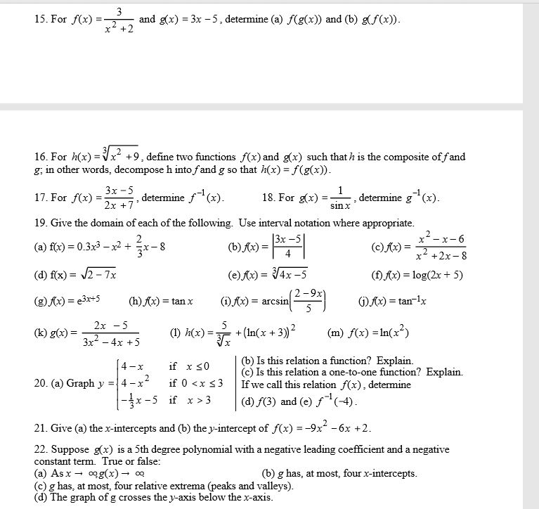 Solved 1. Rationalize the numerator and simplify: 2. | Chegg.com