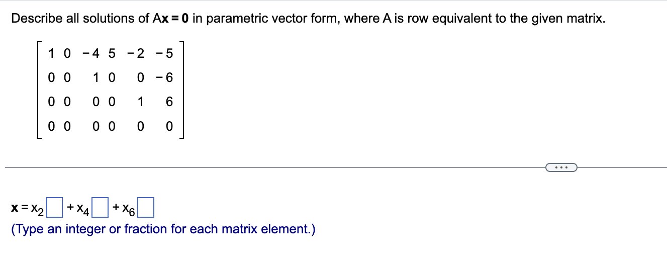 Solved Write The Solution Set Of The Given Homogeneous 3343