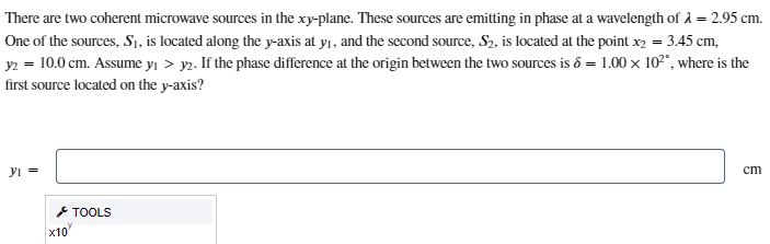 Solved There Are Two Coherent Microwave Sources In The