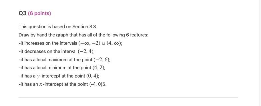 Solved This Question Is Based On Section 3 3 Draw By Hand Chegg