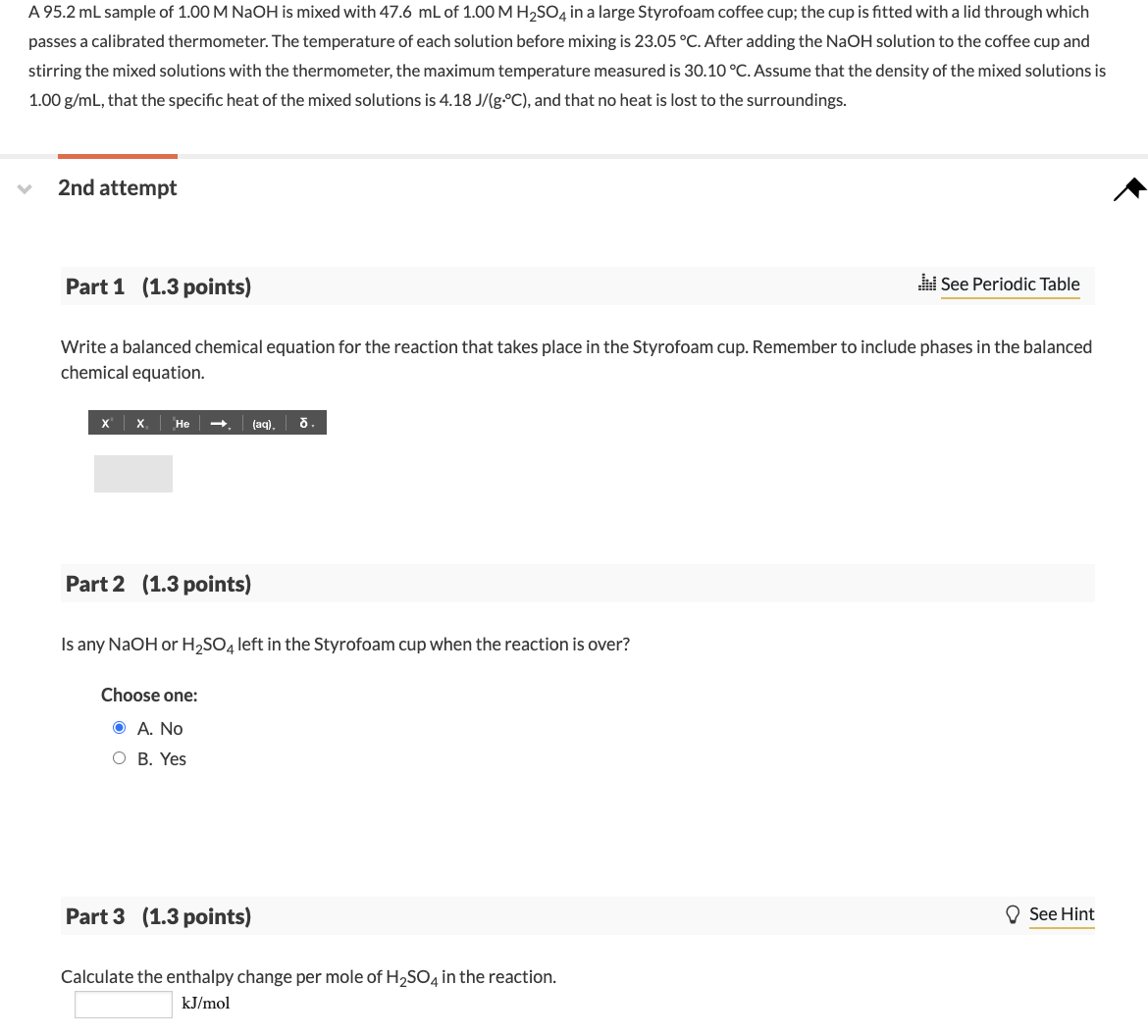 Solved Write a balanced chemical equation for the reaction | Chegg.com