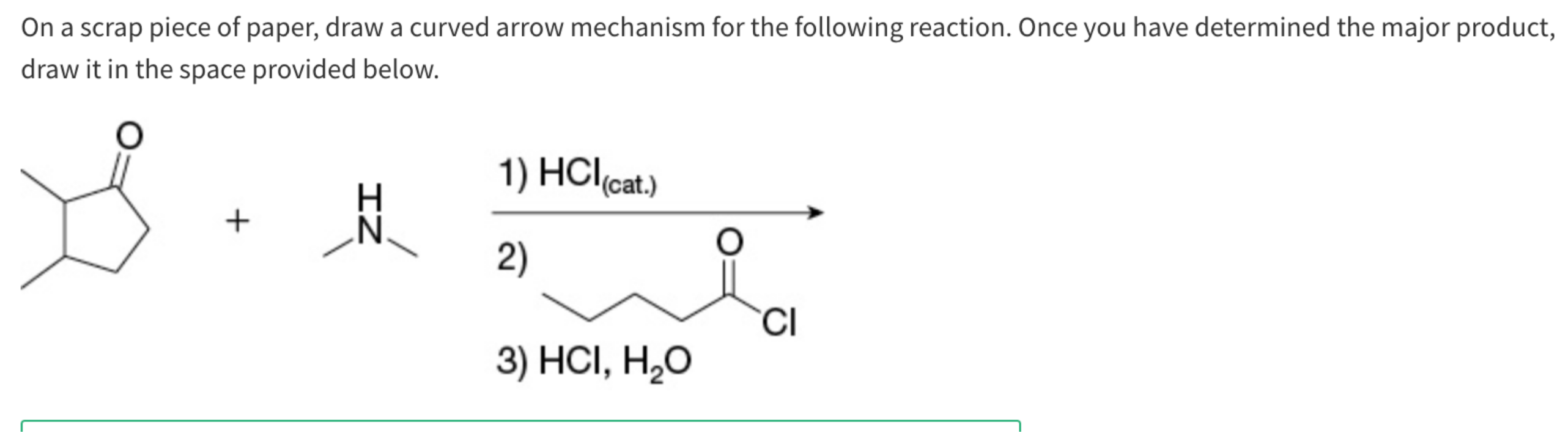 Solved 2) NH4Cl,H2O1KOHOn a scrap piece of paper, draw a | Chegg.com