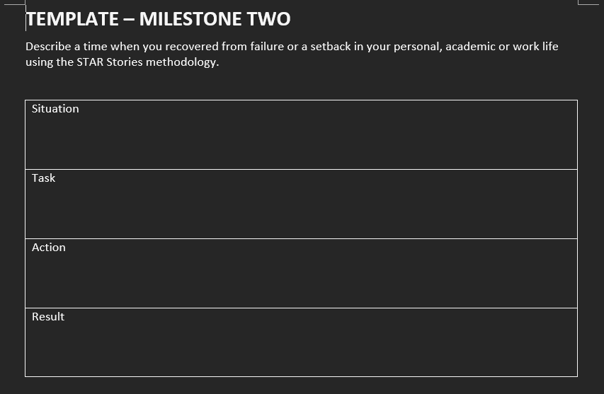 solved-template-milestone-two-describe-a-time-when-you-chegg