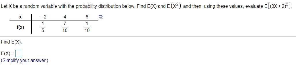 Solved Let X be a random variable with the probability | Chegg.com