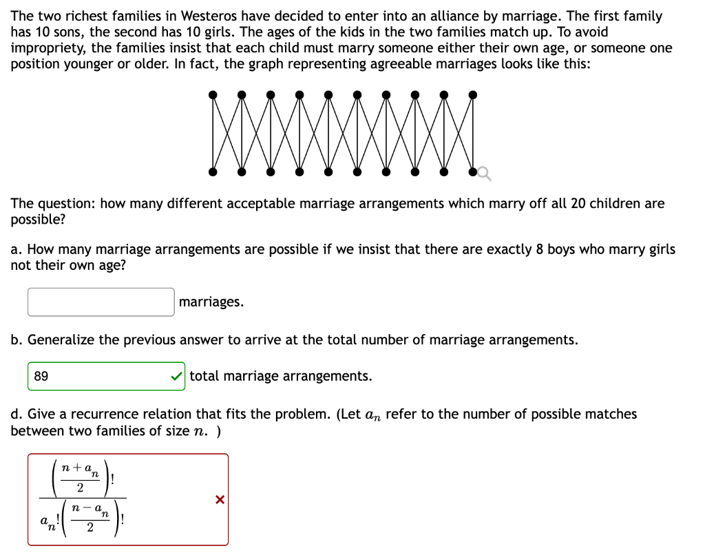Solved The two richest families in Westeros have decided to