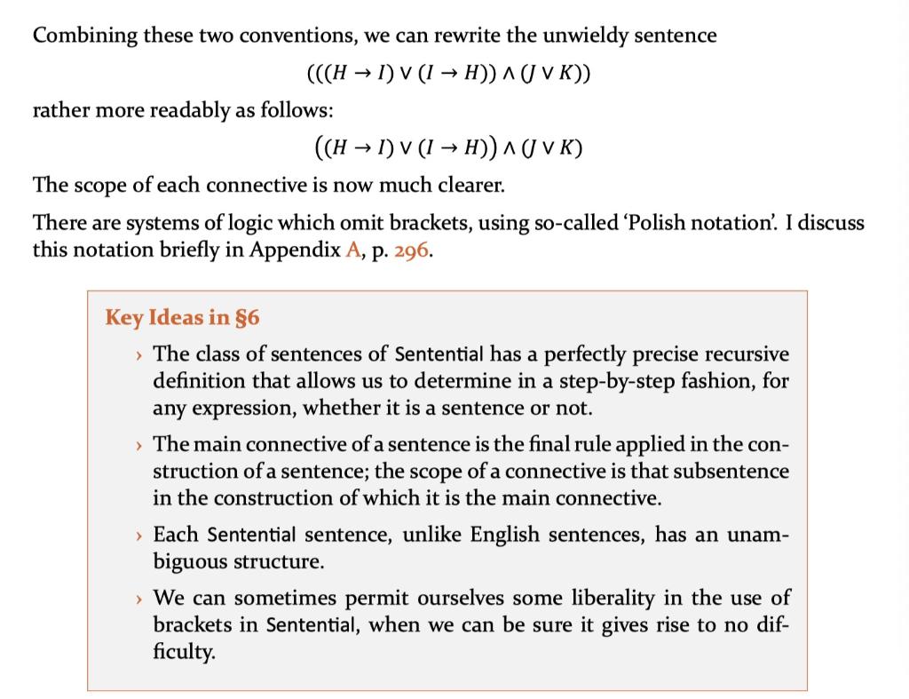 6 5 Bracketing Conventions Strictly Speaking The Chegg