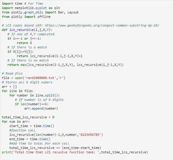 This is the following recursive LCS