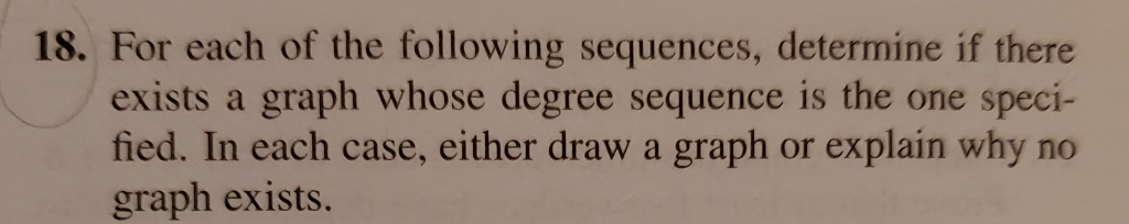 Solved 18. For each of the following sequences, determine if | Chegg.com