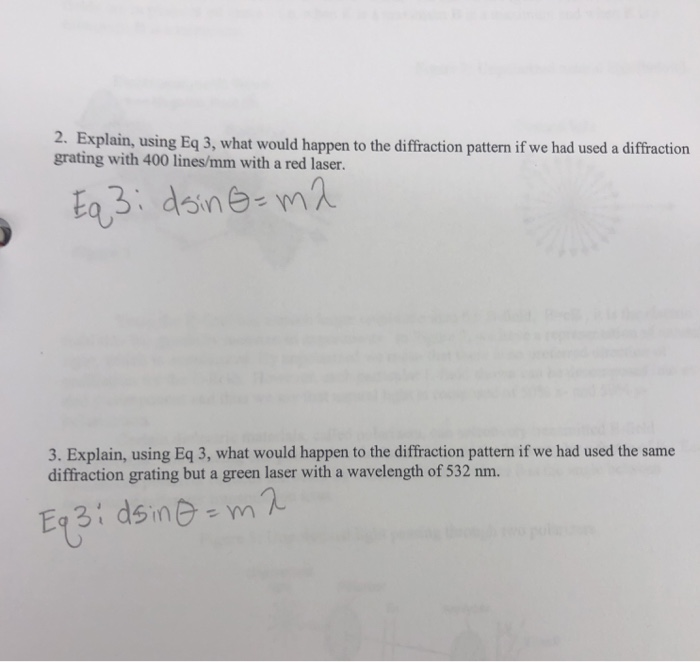 Solved 2. Explain, using Eq 3, what would happen to the | Chegg.com