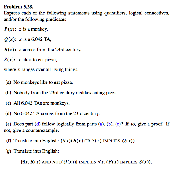 Solved Problem 3 28 Express Each Of The Following Statem Chegg Com